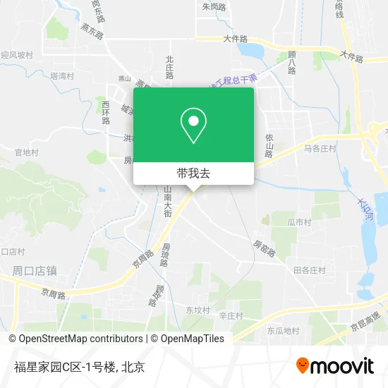 福星家园C区-1号楼地图