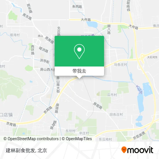 建林副食批发地图