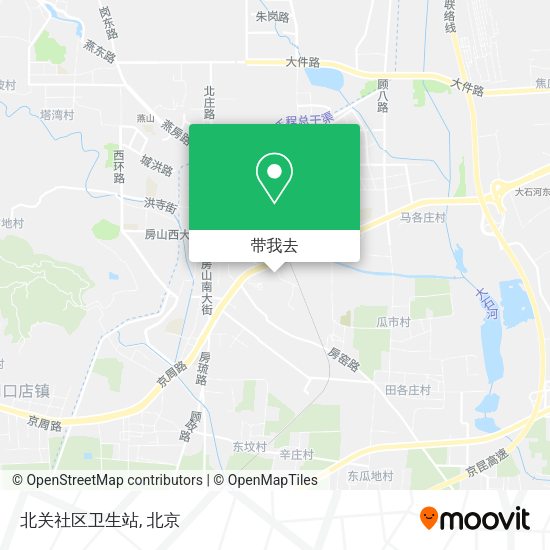 北关社区卫生站地图