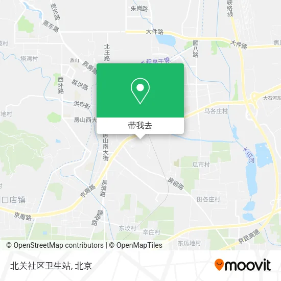 北关社区卫生站地图