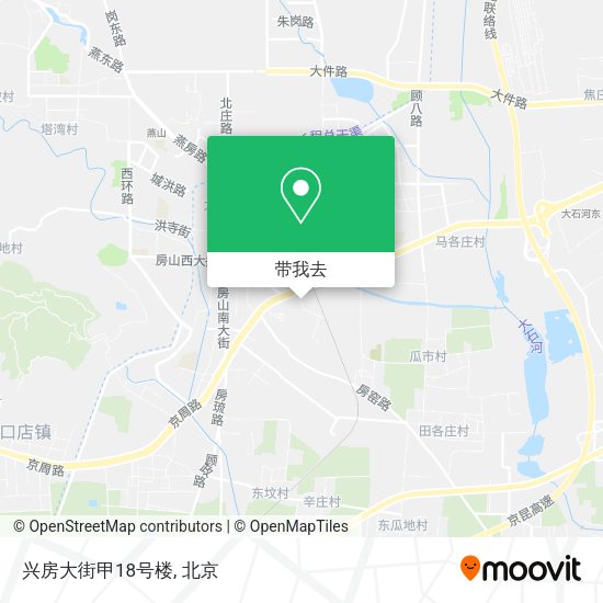 兴房大街甲18号楼地图