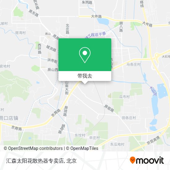 汇森太阳花散热器专卖店地图