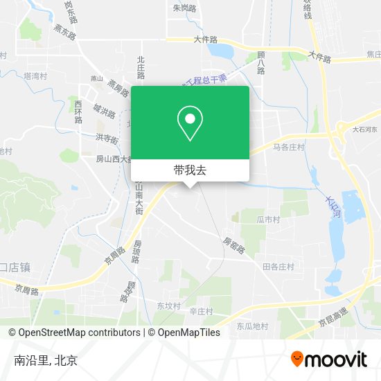 南沿里地图