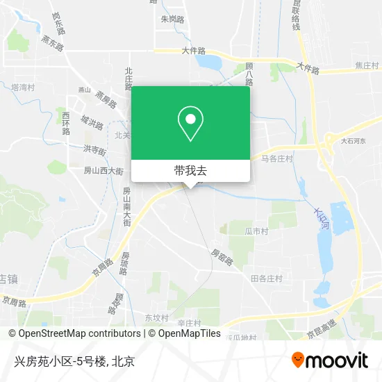 兴房苑小区-5号楼地图