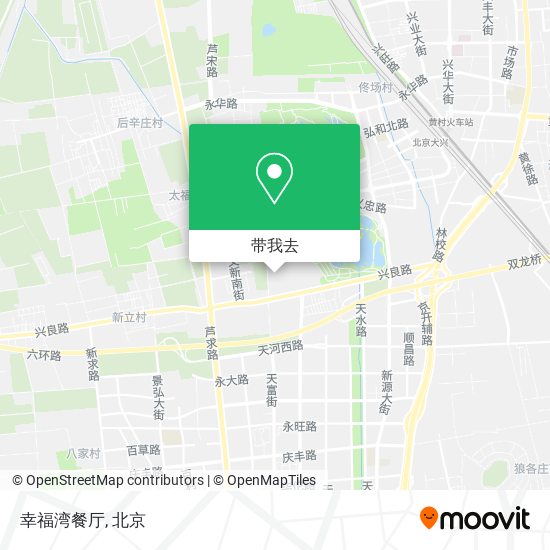 幸福湾餐厅地图