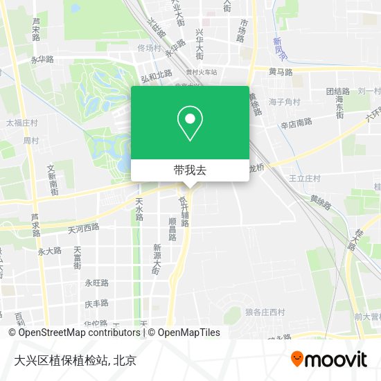 大兴区植保植检站地图