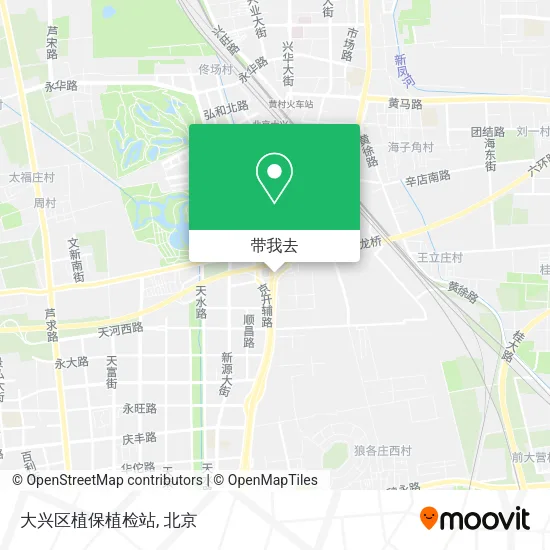 大兴区植保植检站地图
