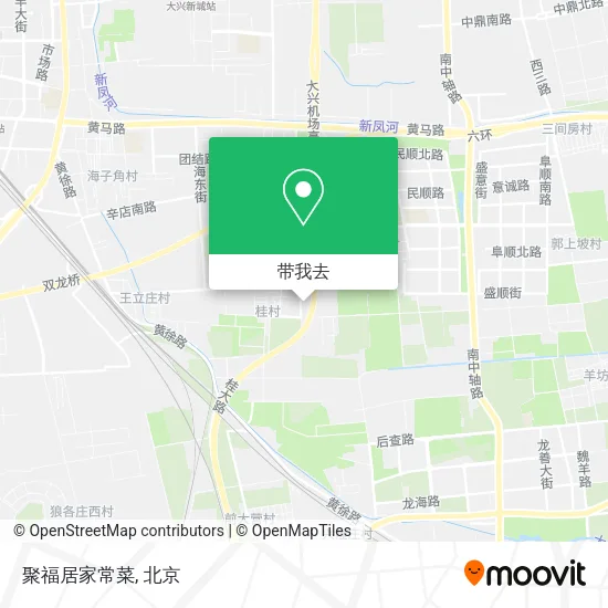 聚福居家常菜地图