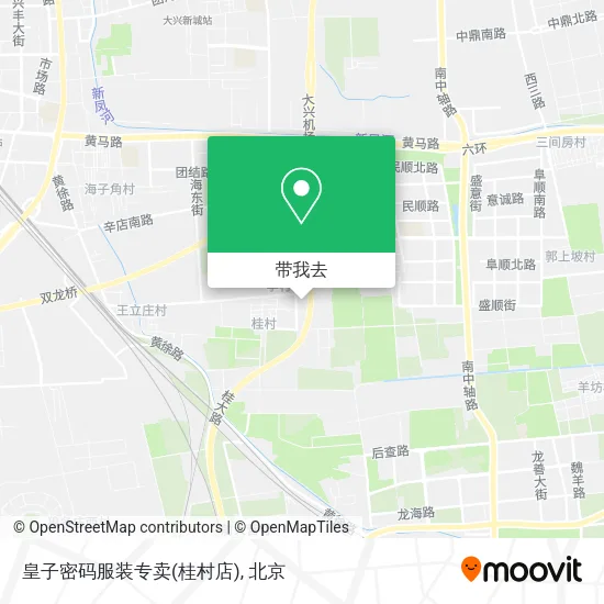 皇子密码服装专卖(桂村店)地图