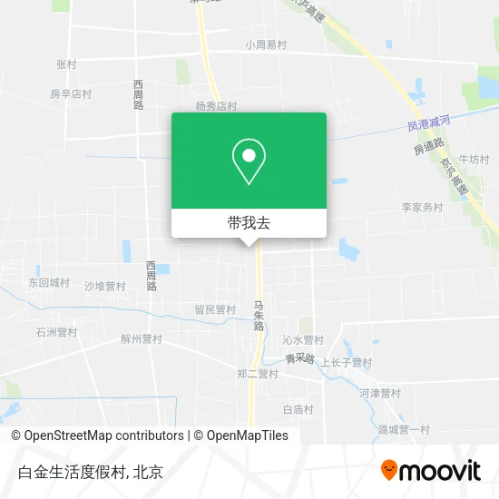 白金生活度假村地图