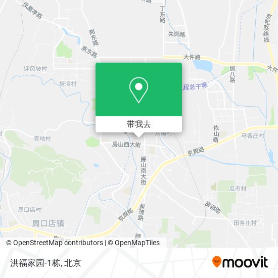 洪福家园-1栋地图