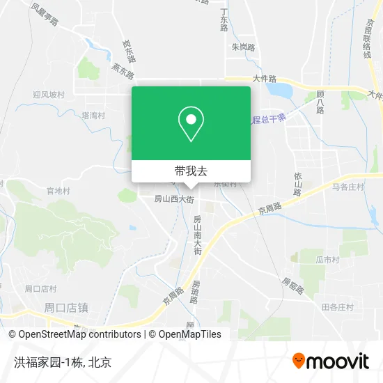 洪福家园-1栋地图