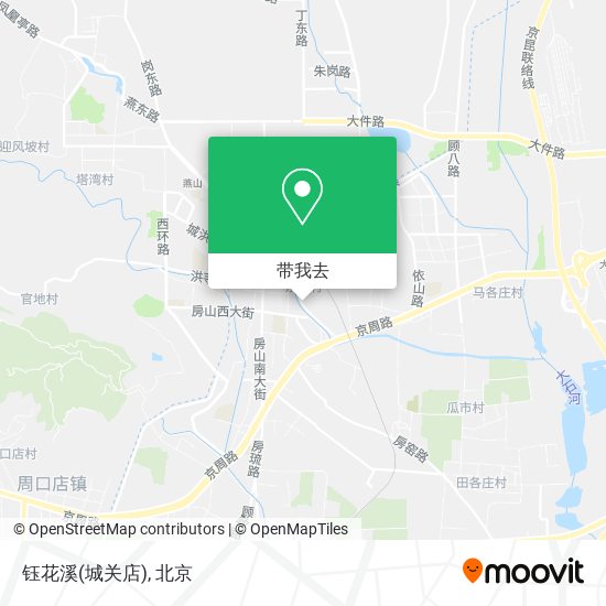 钰花溪(城关店)地图