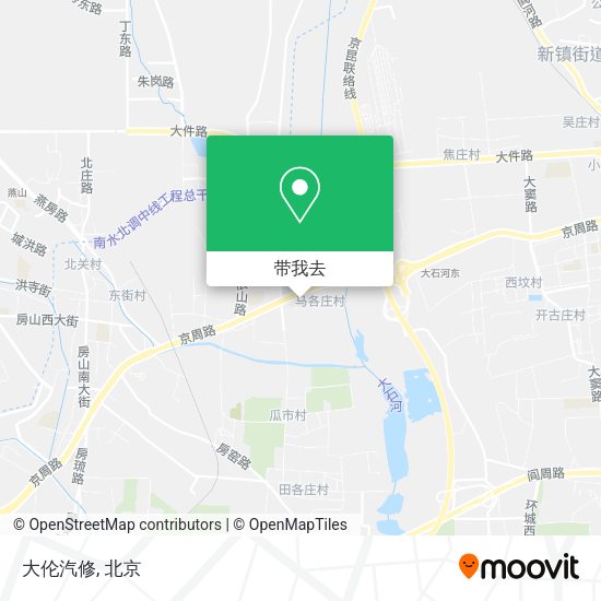 大伦汽修地图