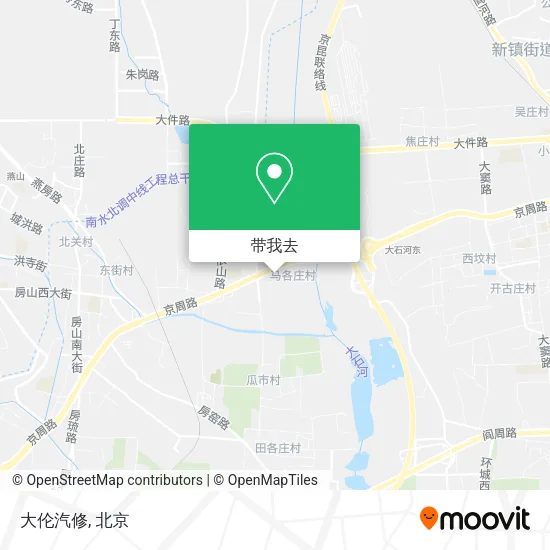 大伦汽修地图