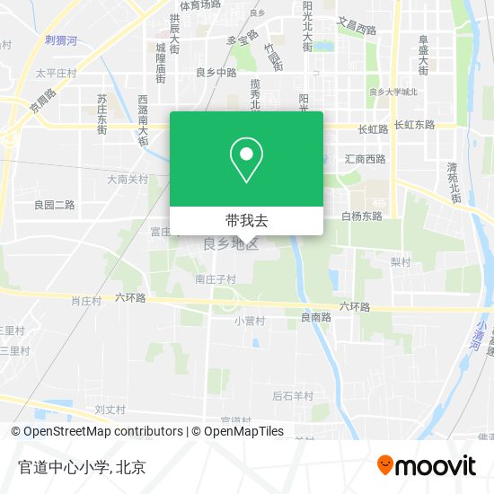 官道中心小学地图