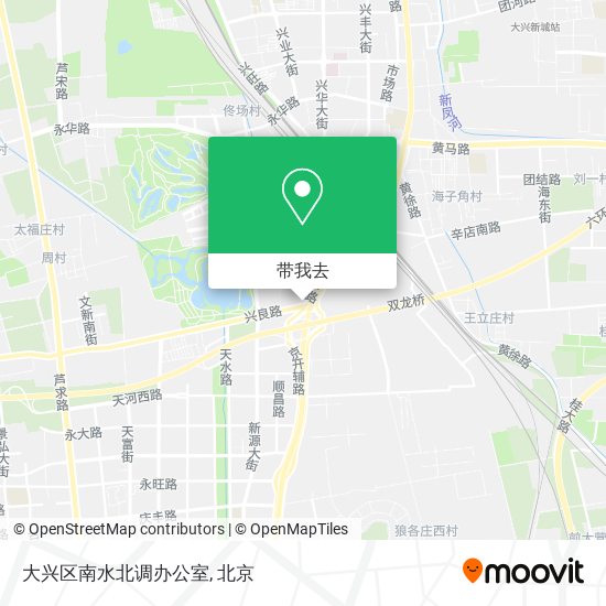 大兴区南水北调办公室地图