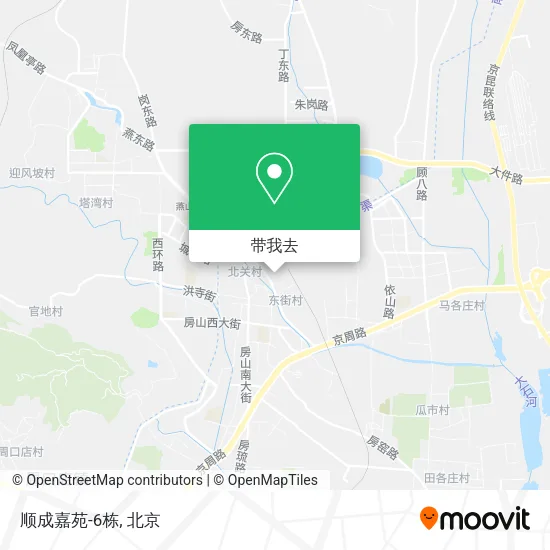 顺成嘉苑-6栋地图