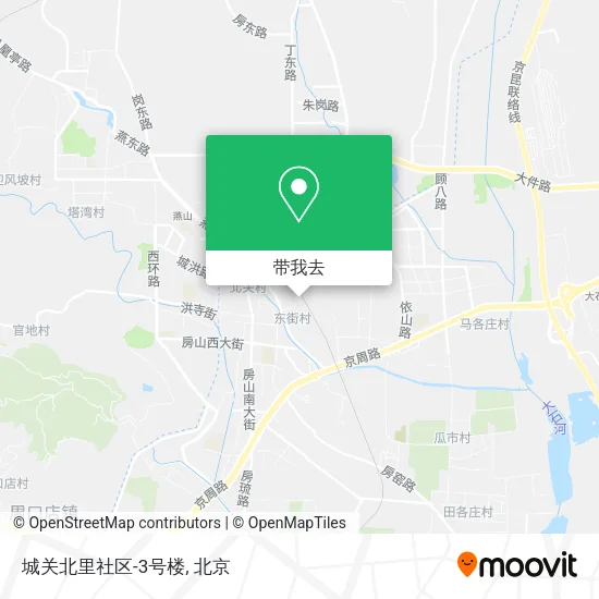 城关北里社区-3号楼地图
