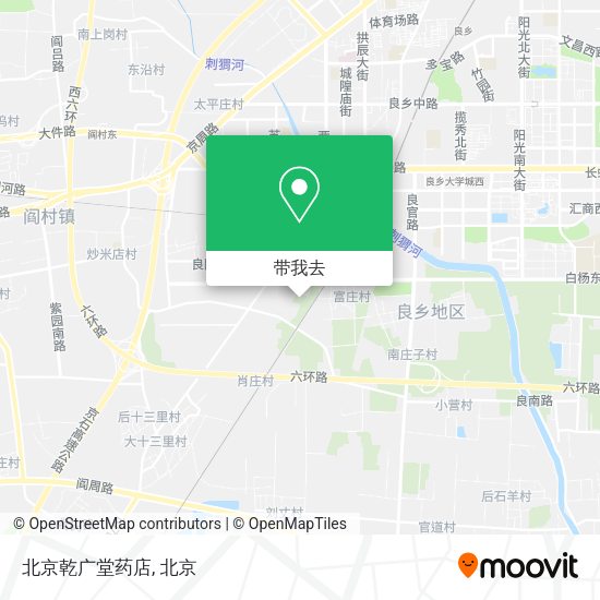 北京乾广堂药店地图