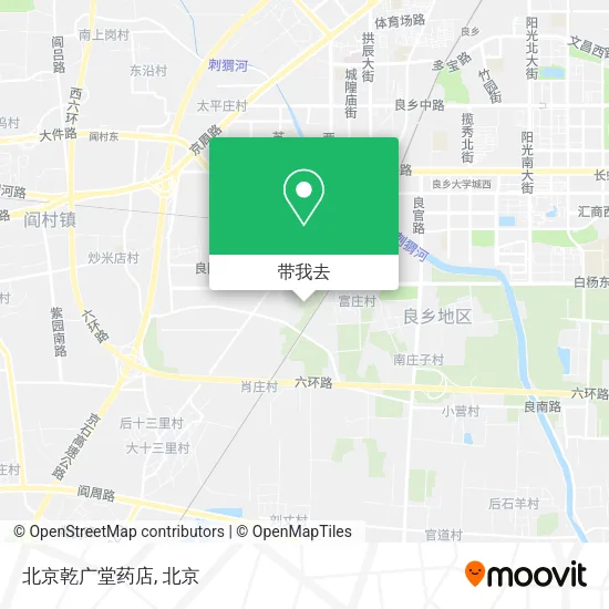 北京乾广堂药店地图