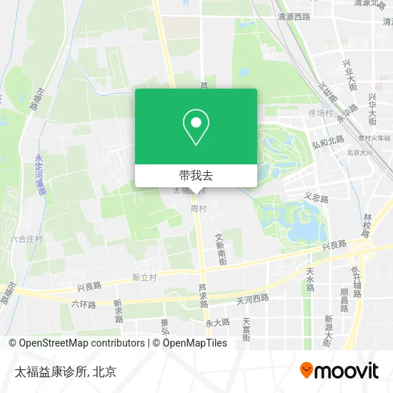 太福益康诊所地图