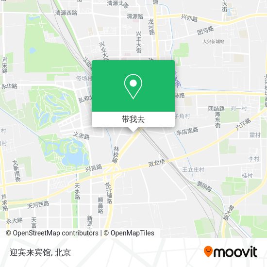 迎宾来宾馆地图
