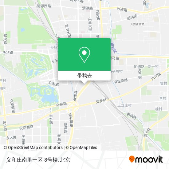 义和庄南里一区-8号楼地图