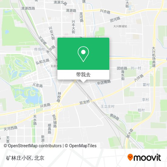 矿林庄小区地图