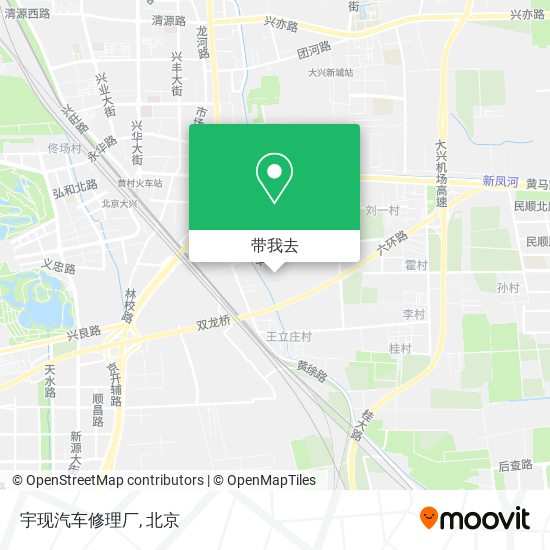宇现汽车修理厂地图