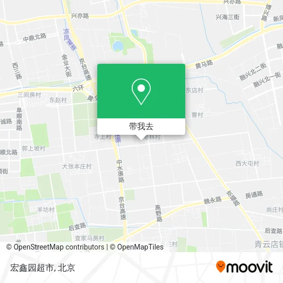 宏鑫园超市地图