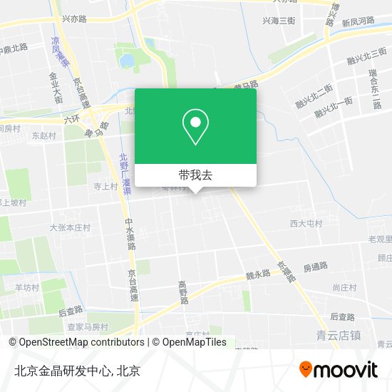 北京金晶研发中心地图
