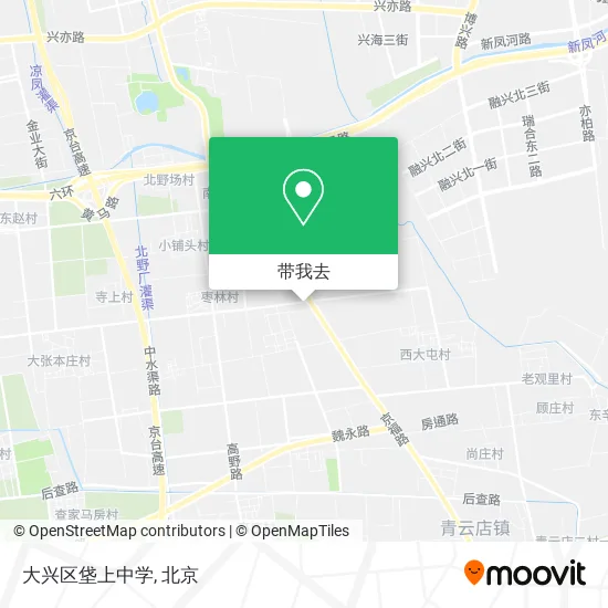 大兴区垡上中学地图