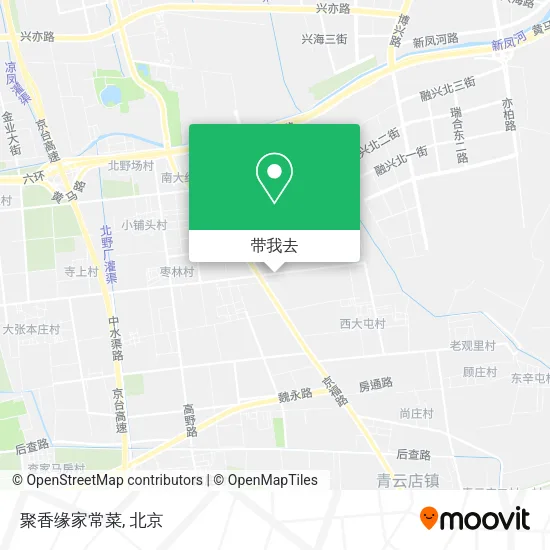聚香缘家常菜地图