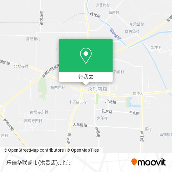 乐佳华联超市(洪贵店)地图