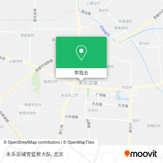 永乐店城管监察大队地图