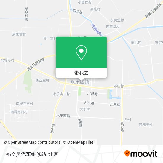 福文昊汽车维修站地图