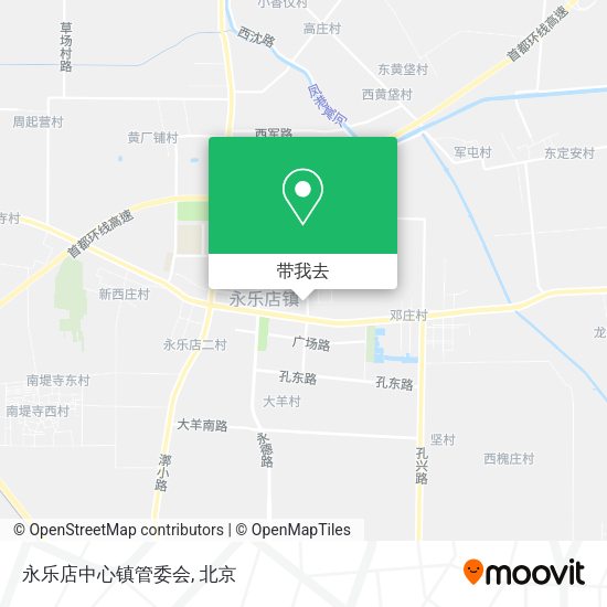 永乐店中心镇管委会地图