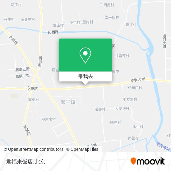 君福来饭店地图
