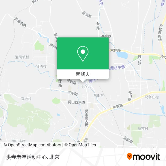 洪寺老年活动中心地图