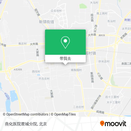 燕化医院星城分院地图