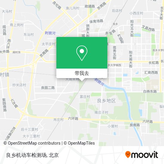 良乡机动车检测场地图