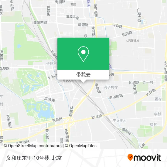义和庄东里-10号楼地图