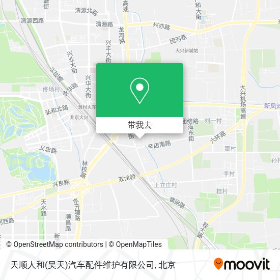 天顺人和(昊天)汽车配件维护有限公司地图