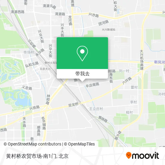 黄村桥农贸市场-南1门地图