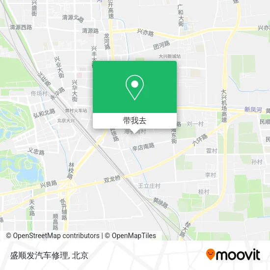 盛顺发汽车修理地图