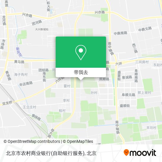 北京市农村商业银行(自助银行服务)地图