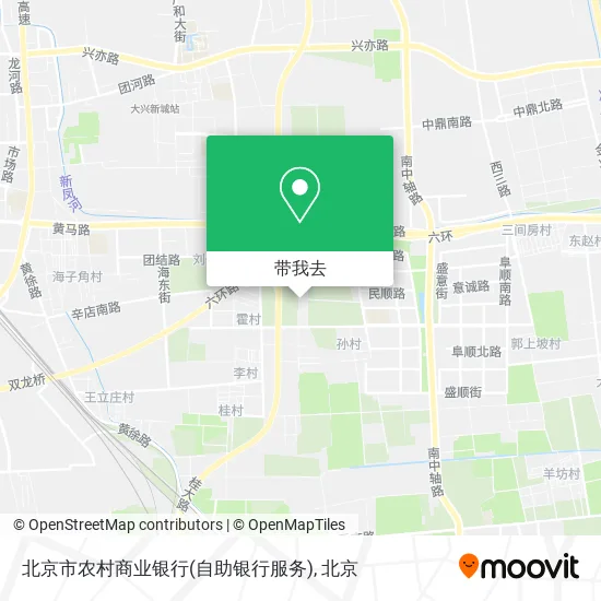 北京市农村商业银行(自助银行服务)地图