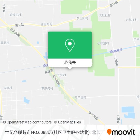 世纪华联超市NO.6088店(社区卫生服务站北)地图