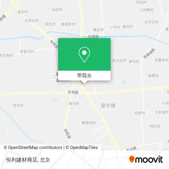 恒利建材商店地图